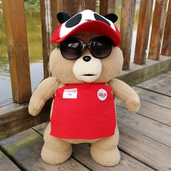 8 stiluri de Film, ursuletul Ted 2 Jucării de Pluș În Șorț Moi Umplute Animale de Pluș 45cm Un cadou pentru un prieten bun