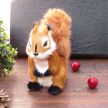 Artificiale veveriță greu model din polietilenă&blanuri veveriță ornamente de artizanat desktop acasă decorare cadou a2999