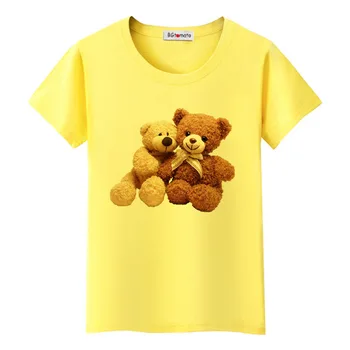 BGtomato Teddy bear tricou minunat tricou femei cool topuri de vara minunat streetwear femei haine 2019 prietenii t-shirt