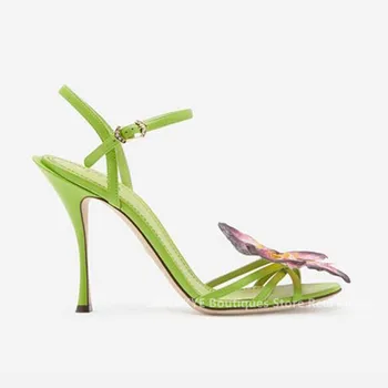 Sexy fierbinte Bowknot Tocuri inalte sweety fete pantofi stiletto, sandale femei de Vară 2020 fluture nod pantofi de vara pentru femeie