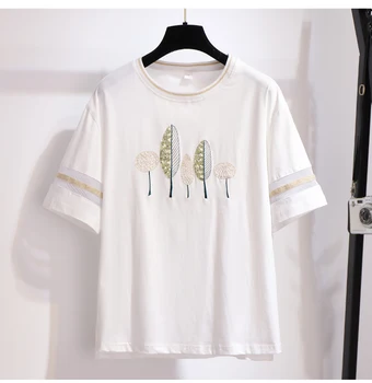2020 Noi de Vara Femei din Două Piese Set Maneci Scurte Moda Imprimate T-shirt + Talie Elastic cu Ochiuri Set de Fusta Doamnelor Mori Fata se Potriveste