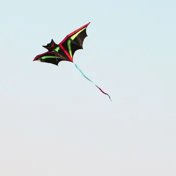 1,9 m de Desene animate Bat Zmee FRP Rășină Tija de Zbor Sportive pe Plaja Ripstop Nylon Kitesurf Copii Cadou de Familie în aer liber, Sport de Activitate