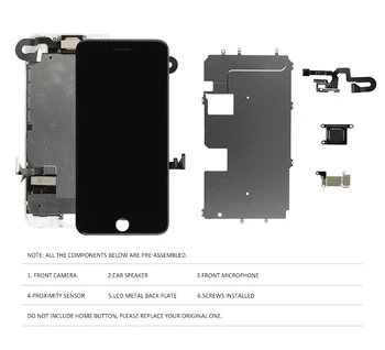 AAA Pentru iPhone 7 8 Plus 7P 8P LCD de Asamblare Complet Finalizat Cu 3D Force Touch Pentru iPhone 6S 7G 8G de Înlocuire Ecran, cu Camera foto