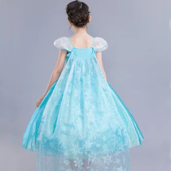 Disney pentru Copii-Rochii pentru Fete cu Elsa Costum Printesa Rochie de Halloween Petrecere de Crăciun Cosplay Copii Haine Elegante Bun