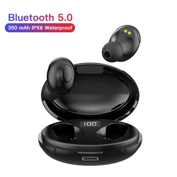 TWS Bluetooth5.0 Căști De Încărcare Cutie Căști Wireless Stereo Sport Rezistent La Apa Căști Căști Cu Microfon Pentru Android