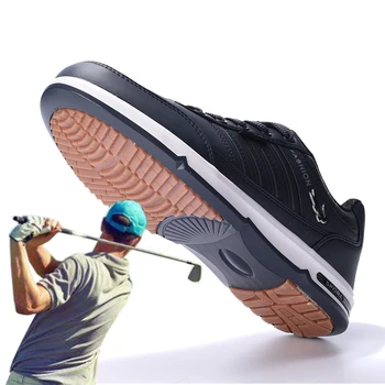 Calitate, Pantofi de Golf pentru Bărbați Non-alunecare Nailless Tendon Jos Ușor, rezistent la Uzura Respirabil de zi cu Zi în aer liber Pantofi de Sport Mare