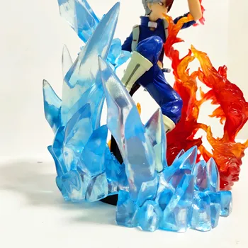 Eroul meu mediul Academic Din Shoto PVC Acțiune Figura Jucării Gheață Efect de Foc Anime Boku no Hero Academia Figurina Jucarie