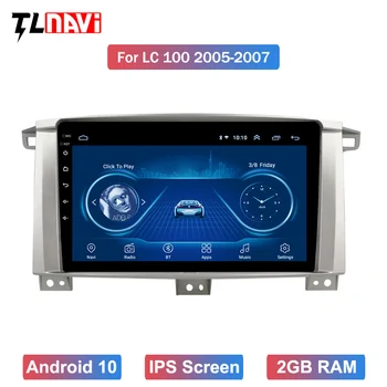 10.2 inch IPS 2.5 D Android car dvd player pentru Toyota Land cruiser 100 LC100 LC 100 autoradio mașină de navigare gps Stereo