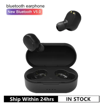 Cască bluetooth original, Touch Control Wireless Headphons HiFi IPX7 rezistent la apă Pavilioane cu LED de Încărcare Cutie