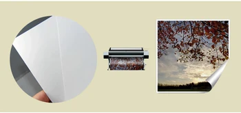 4 bucăți de Imagini de Peisaj Imprimare Pe Canvas Abstract Chitara Poze de Perete Pentru Camera de zi de Perete de Arta Soare Copac Verde Picturi
