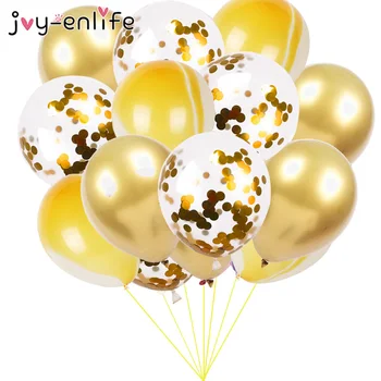15 buc 12 țoli Confetti Balon cu Agat Baloane Metalice Latex Ballon Petrecere de Aniversare pentru Copii Decor de Nunta Petrecere Decor Consumabile