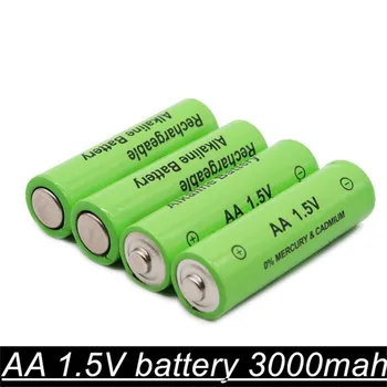 8PCS nou AA 1.5 v baterie de înaltă calitate AA 3000mAh baterie reîncărcabilă Ni-MH Baterie Reîncărcabilă 2A Baterias pentru Lanterna Camera