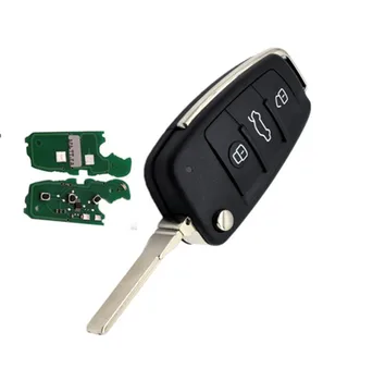 Wilongda Auto Smart Key A3TT 3 buton de telecomandă cheie cu cip ID48 434mhz pentru Audi cheie