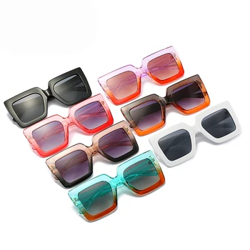 ROYAL FATA de Epocă Pătrat ochelari de Soare Femei 2020 Designer de Brand Negru Roz Clar Ochelari pentru femei Gradient de Lentile UV400 ss243