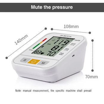 LCD Digital de Braț Monitor de Presiune sanguina Echipamente Medicale Puls Electronic Tensiometru de Îngrijire a Sănătății