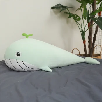 65-120cm Super Moale Jucărie de Pluș Mare Animal Mare Balenă Albastră Moale Jucărie Animal de Pluș pentru Copii cadou de ziua de nastere
