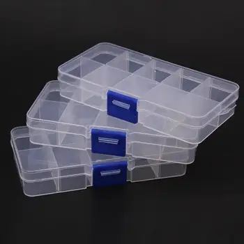 Piese cutie cutie de scule Suruburi IC Bijuterii Margele de Pescuit Cutie de Depozitare componente cutie Organizator Container