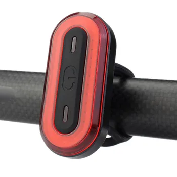 Impermeabil LED Roșu intermitent Luminile de Avertizare Lampă de Siguranță Nou USB Reîncărcabilă Spate de Biciclete Coada Lumina de Munte Biciclete Șa #BL3