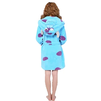 Femei Pijamale Camasa De Noapte, Halat Kimono Monofazate De Iarnă, Halat De Baie Monster Inc Sully Haina De Femeie Pijamale Shu Halat De Catifea