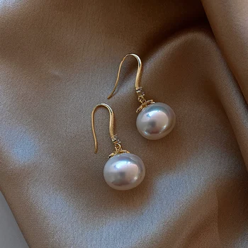 2020 nou clasic Baroc pearl oval agățat femei Cercei bijuterii elegante celebritati sexy fete neobișnuite accesorii de petrecere
