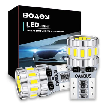 T10 W5W 3014smd LED-ul creatininei Lumina cu Proiector Lentilă Pentru Hyundai solaris accent, i30 ix35 i20 elantra, santa fe, tucson getz