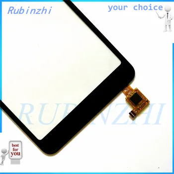 RUBINZHI Gratuit Banda 3M Touch Screen Pentru BQ BQ-5508L BQ 5508 BQS 5508L Viitoare LTE de Sticlă din Față Senzor Tactil Digitizer Panou