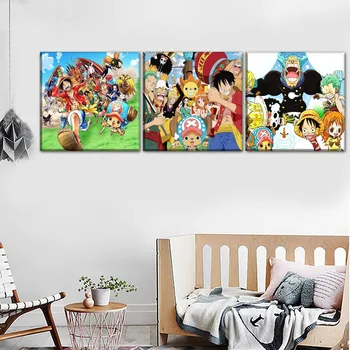 Panza HD Tipărite Anime Poster 1buc/3Pcs Moderne-O singură Bucată Rol Pictura Acasă Decor Perete Living Imagini de Artă Cadru