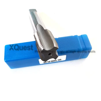 XQuest HSS filet Metric Plug tap M28 M28X3 M28X2 mâna Stângă tăiat Fin filet robinete M28X2.5 M28X1.5 M28X1.25 M28X1 M28X0.75