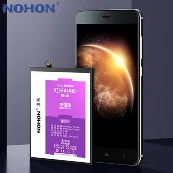 NOHON Baterie Pentru Xiaomi Redmi 3 4 3S Pro 4X 3X 5 Baterii BN42 BN40 BN35 BM47 BM4A de Înlocuire Telefon Mobil Litiu Bateria