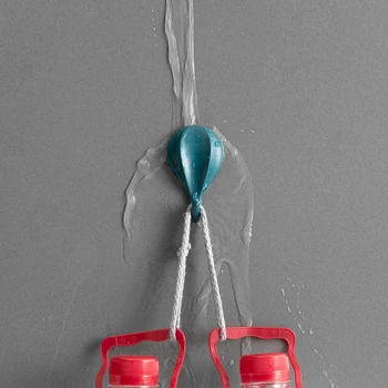 8pcs Plastic Balon cu Aer Cald Agățat de Perete de Bucătărie Cârlig fără Sudură Ușa Cârlig Solid Rack Suport Cheie Cârlige de Perete Decorativ, Cuier