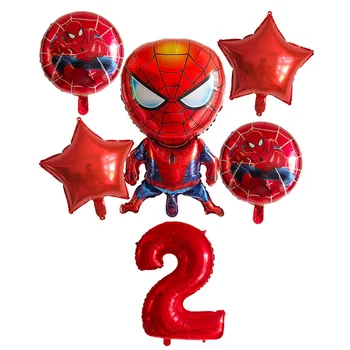 Diseney Spiderman Balon cu Numărul de Baloane Set Baloane Petrecere Decoratiuni Copii pentru petrecere Baloane Fierbinte