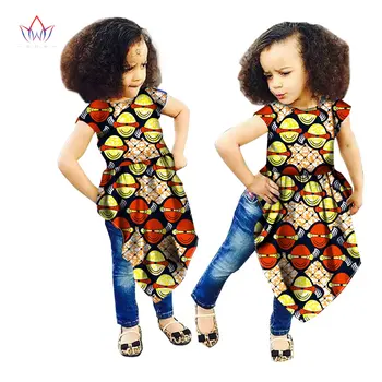 Vara Femeile Africane Haine Personalizate Fata de Moda Turban Etnice din Africa Geo Batic Dashiki African Print Îmbrăcăminte BRW WYT40