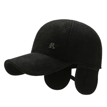 XdanqinX Snapback Cap Nou de Iarnă Șepci de Baseball Pentru Bărbați Cald Gros Căști Palarie Barbati Casual Sport Cap Reglabil Dimensiune Tatălui Pălărie
