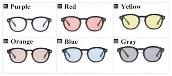 Vintage ochelari de Soare Plin Rim johnny depp Bărbați Femei de Moda de Lumina Colorate Ochelari de Soare miopie Rx capabil de Calculator Anti Acoperire Pro