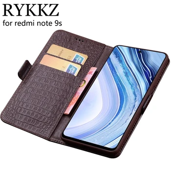 Caz Pentru Xiaomi Redmi Nota 9 de Lux Portofel din Piele Caz Stand Flip Carte Pentru Redmi Nota 9 Țineți Telefonul Coperta de Carte Saci