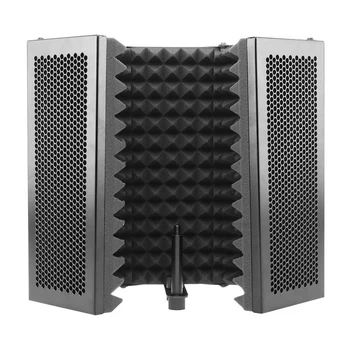 Fierbinte 3C-5 Panou Pliabil Microfon de Studio Izolare Scut de Înregistrare Absorbant de Sunet Spuma Panou