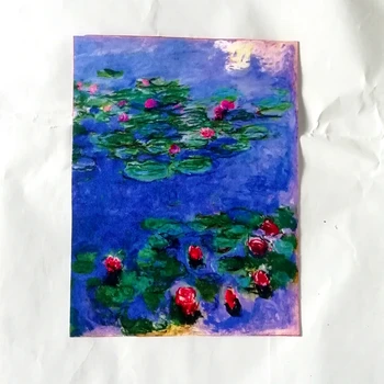 ZENGIA Claude Monet pictură în Ulei Mână Vopsite Tesatura de panza Pentru Placemat/Geanta/Genti/Perna/Cadru Pictura Material pentru Tapițerie