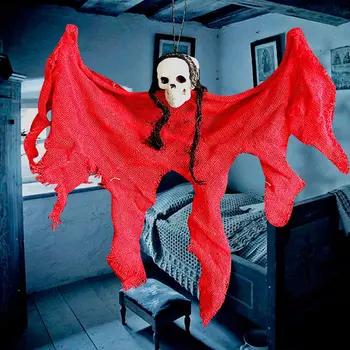 Decor De Halloween De Groază Recuzită Schelet Ciudat Agățat Grim Reaper Acasă Ușă Bar Decor Casa Bantuita Agățat Fantomă Decor