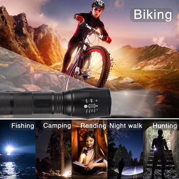 Lumina bicicleta Ciclism Lanterna pentru Biciclete Faruri 1000 Lumeni Impermeabil USB Biciclete de Lumină, cu Focalizare Zoom