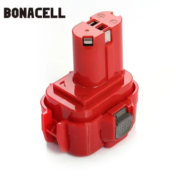 Bonacell 3500mAh 9,6 V Ni-MH Instrument de Putere a Bateriei pentru Makita PA09 9120 9122 6207D 192595-8,192596-6 L50