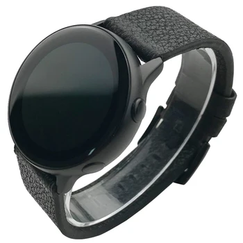 20MM/22MM Curea din Piele Watchband pentru Samsung Galaxy Watch 3 41mm/45mm/42/46mm/Active 2 Bărbați/Femei Brățară pentru Huawei GT 2 Centura