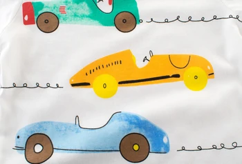 27kids Desene animate Ciclu de Masini de Curse Haine pentru Copii Băiat Tricouri pentru Copii Haine de Vară pentru Sugari Baieti cu Maneci Scurte T-Shirt