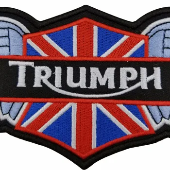 Trumph Patch-uri Personalizate Motocicleta Motociclist Patch-uri Brodate de Fier pentru Jacheta Suport Punk Îmbrăcăminte Livrare Gratuita Accesorii de Insigna