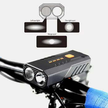 T6 LED, 800LM 7W MTB Drum de Munte Biciclete Faruri 3 Moduri Impermeabil USB Reîncărcabilă Față de Bicicletă Lampa de Echipamente de Ciclism