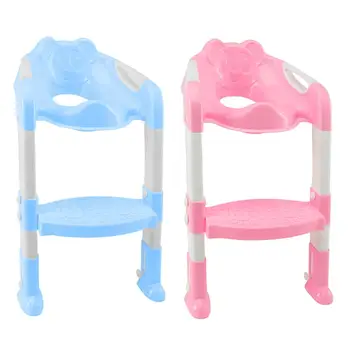 Copilul formare scaun de toaletă de culoare 2 wc pentru copii scaun reglabil cu scara de toaletă formare baby scaun rabatabil