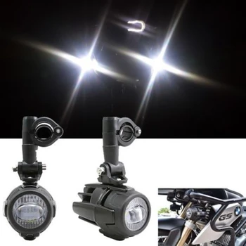 1 Set Universal de Motociclete de CONDUS Auxiliare Lumina de Ceață Bloc de Conducere Lampa 40W Faruri Pentru BMW R1200GS/ADV/F800GS/F700GS/F600GS