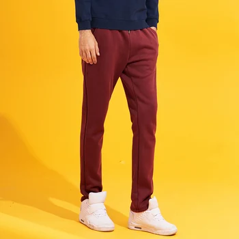 Pioneer Camp Nou se ingroase iarna pantaloni casual barbati de brand-îmbrăcăminte solidă de cald fleece pantaloni sex masculin de calitate din bumbac AWK702320
