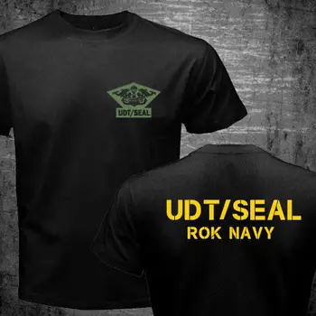 Noua Republica Coreea de Sud Rok Marină / Sigiliu Forțele Speciale Militare 2019 Noi Sosesc Barbati Casual Om Teuri Amuzant Tricouri