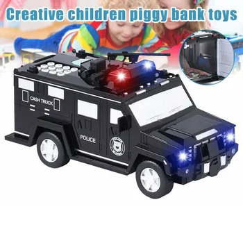 Copii de Bani Banca Electronice pușculiță Mare Cadou Jucărie pentru Copii Cool Mașini Blindate Banca Caseta de Bani de Economisire Parola de Monedă Banca