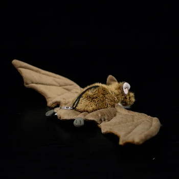 1 buc 38cm Original Bat mouse-ul Drăguț urechi de liliac papusa liliac mic pandantiv papusa simulare Realiste Maro animal de pluș Animale model de jucărie